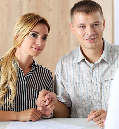 engaged couple planning